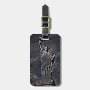 Étiquette À Bagage Statue de la Liberté