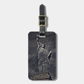 Étiquette À Bagage Statue de la Liberté