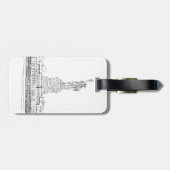 Étiquette À Bagage Statue de la liberté (Dos horizontal)