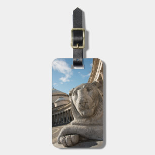 Étiquette À Bagage Statue de lion devant San Francesco di Paola