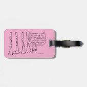 Étiquette À Bagage Statues d'Oboe (Dos horizontal)