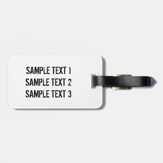 Étiquette À Bagage Steampunk Heart with a Manometer (Dos horizontal)