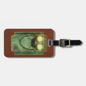 Étiquette À Bagage Steampunk - soyez heureux (Devant horizontal)