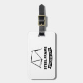 Étiquette À Bagage Steel Frame Bike Appreciation Society (Devant Vertical)