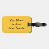 Étiquette À Bagage Steinlen : Conversation Noir (Dos horizontal)