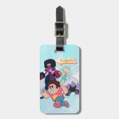 Étiquette À Bagage Steven Universe | Crystal Gem Group Action (Devant Vertical)