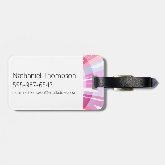 Étiquette À Bagage Steven Universe | Graphique de caractères Garnet (Dos horizontal)