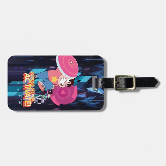 Étiquette À Bagage Steven Universe | Sérieux Steven... Activez ! (Devant horizontal)