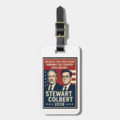 Étiquette À Bagage Stewart/Colbert 2028 (Devant Vertical)
