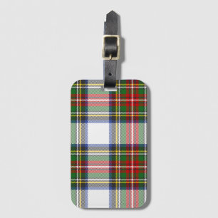 Étiquette À Bagage Stewart Royal Dress Plaid Scottish Motif