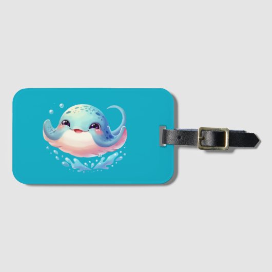 Étiquette À Bagage Sticker (Devant Horizontal)