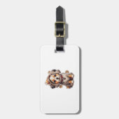 Étiquette À Bagage Stickers pour chien unique mignons (Devant Vertical)