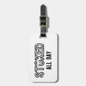 Étiquette À Bagage Stocké toute la journée (Devant Vertical)