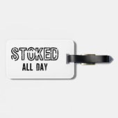 Étiquette À Bagage Stocké toute la journée (Dos horizontal)