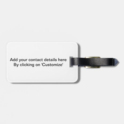 Étiquette À Bagage Stonehenge (Dos horizontal)