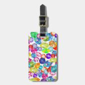 Étiquette À Bagage strass arc-en-ciel (Devant Vertical)