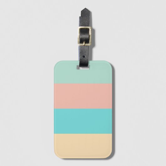Étiquette À Bagage Stripes (Devant Vertical)