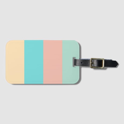 Étiquette À Bagage Stripes (Devant Horizontal)