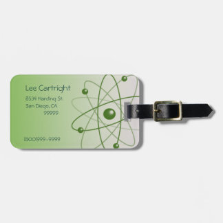 Étiquette À Bagage Structure atomique