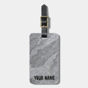 Étiquette À Bagage Structure en granit en pierre grès gris