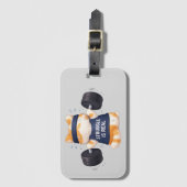 Étiquette À Bagage Struggle is Real (Devant Vertical)