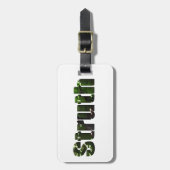 Étiquette À Bagage Struth ! Aussie Slang Word (Devant Vertical)