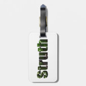 Étiquette À Bagage Struth ! Aussie Slang Word (Dos Vertical)