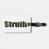 Étiquette À Bagage Struth ! Aussie Slang Word (Dos horizontal)