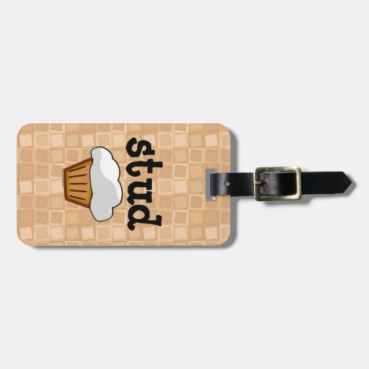 Étiquette À Bagage Stud Muffin (Devant horizontal)