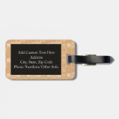 Étiquette À Bagage Stud Muffin (Dos horizontal)