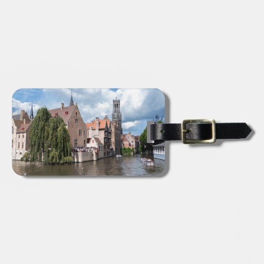 Étiquette À Bagage Stunning ! Bruges (Devant horizontal)