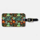 Étiquette À Bagage Style de dessin animé Aquatic Life (Devant horizontal)