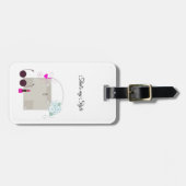 Étiquette À Bagage Style fashionista (Devant horizontal)