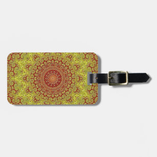 Étiquette À Bagage Style Mandala