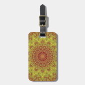Étiquette À Bagage Style Mandala (Devant Vertical)