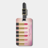 Étiquette À Bagage Style moderne -Baguettes, Parties scintillant, Per (Devant Vertical)