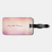 Étiquette À Bagage Style moderne -Baguettes, Parties scintillant, Per (Dos horizontal)