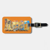 Étiquette À Bagage Style Vintage japonais authentique (Devant horizontal)