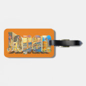 Étiquette À Bagage Style Vintage japonais authentique (Dos horizontal)