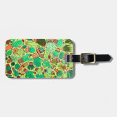 Étiquette À Bagage Succulent Cactus Pots Plante Vert Cactus Jardin (Devant horizontal)