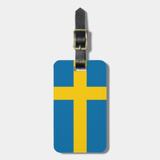 Étiquette À Bagage Suède (Devant Vertical)