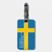 Étiquette À Bagage Suède (Dos Vertical)