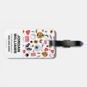 Étiquette À Bagage Suicide Squad | Friends Forever Pattern (Dos horizontal)