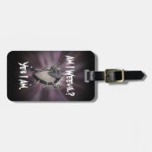 Étiquette À Bagage Suis-je Webad Heavy Metal Cartoon (Devant horizontal)