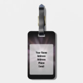 Étiquette À Bagage Suis-je Webad Heavy Metal Cartoon (Dos Vertical)