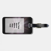 Étiquette À Bagage Suis-je Webad Heavy Metal Cartoon (Dos horizontal)