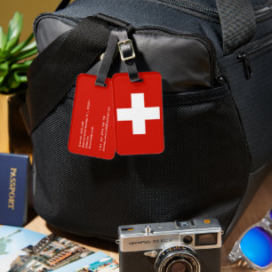 Étiquette À Bagage Suisse