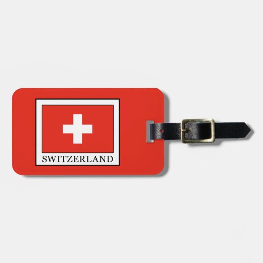 Étiquette À Bagage Suisse (Devant horizontal)