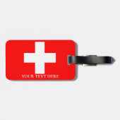 Étiquette À Bagage Suisse Suisse Suisse Suisse Suisse (Dos horizontal)