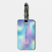 Étiquette À Bagage Suivez vos rêves, talons, clé violine Holographiqu (Dos Vertical)